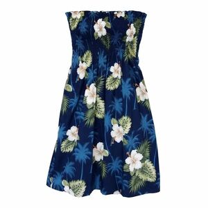 Floral Blue Mini Dress